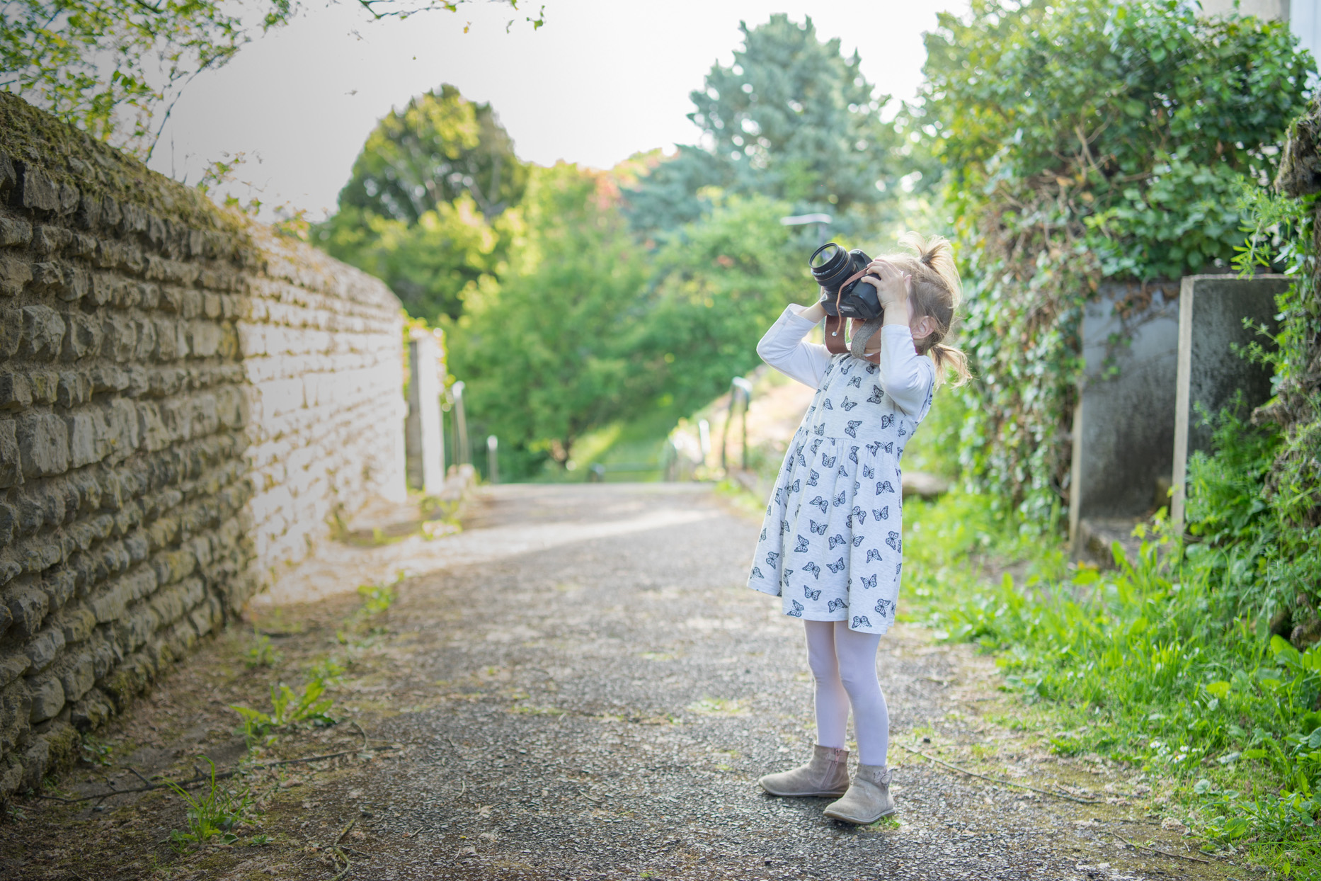 enfant photographe